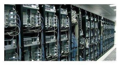 Inside a high-tech mining farm with rows of GPU miners humming