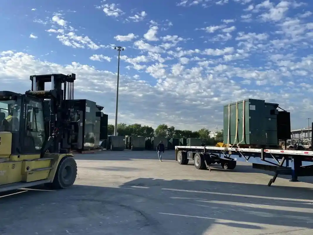 A bustling mining farm hosting various rigs for Bitcoin and other cryptocurrencies