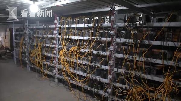 Multi-GPU mining rig used for Ethereum and other altcoin mining